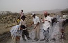 اعمال الجبيونات في مشاريع كثيفة العماله في مشروع الجارف الزهره الحديده