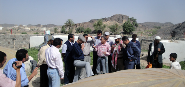 مشروع مياه رزيقة آل غشام يفتح آفاقاً واسعة في مشاريع الشرب في اليمن