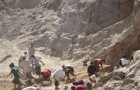 Digging for rainwater haresting reservoir in Almaqaterah