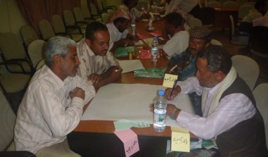 Training on agriculture for Heads of Committees of Almadharebah- Lahej