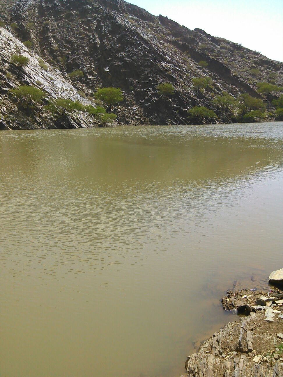 A water barrier saves lives and solves the drought problem in the desert of Al-Jawf