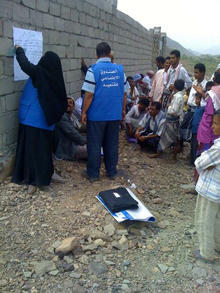Self-help Voluntary development going on in Sami'e, Taiz 
